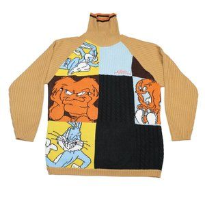 Studio Southpole Looney Tunes 2XL Gossamer Bugs Bunny Turtleneck Sweater Jumper